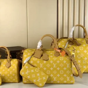 LOUIS VUITTON SPEEDY P9 BANDOULIÈRE 25 Jaune Mat