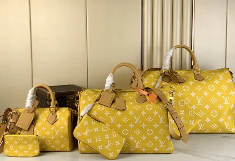 LOUIS VUITTON SPEEDY P9 BANDOULIÈRE 25 Jaune Mat