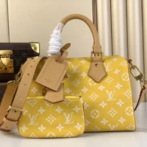 LOUIS VUITTON SPEEDY P9 BANDOULIÈRE 25 Jaune Mat