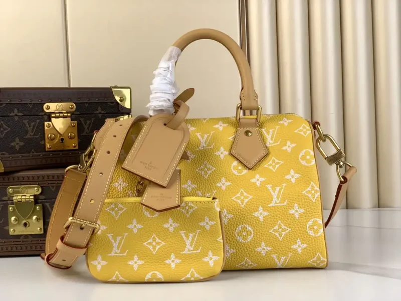 LOUIS VUITTON SPEEDY P9 BANDOULIÈRE 25 Jaune Mat