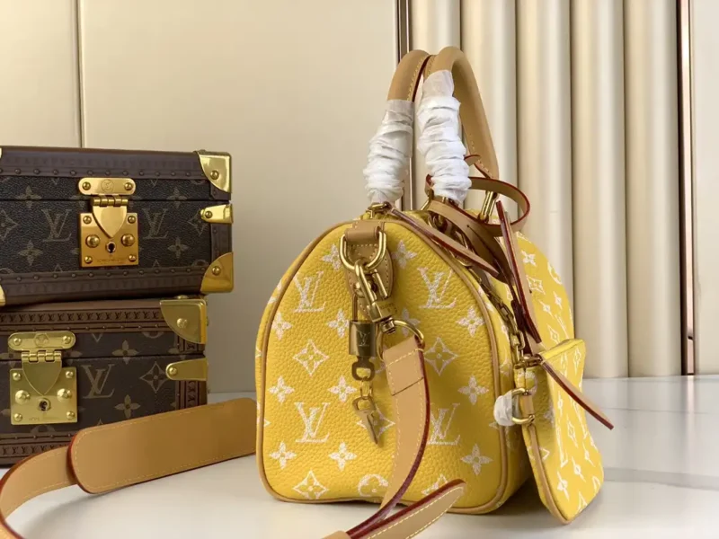 LOUIS VUITTON SPEEDY P9 BANDOULIÈRE 25 Jaune Mat