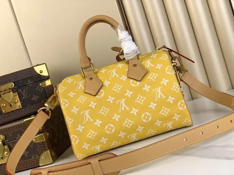 LOUIS VUITTON SPEEDY P9 BANDOULIÈRE 25 Jaune Mat