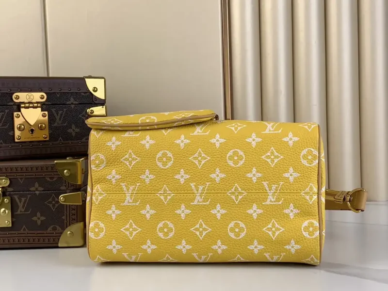 LOUIS VUITTON SPEEDY P9 BANDOULIÈRE 25 Jaune Mat