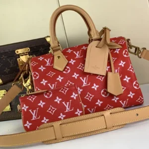 129517-1.webp LOUIS VUITTON SPEEDY P9 BANDOULIÈRE 25 Red