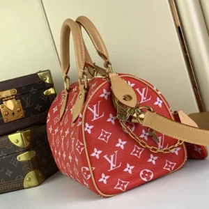 129518-1.webp LOUIS VUITTON SPEEDY P9 BANDOULIÈRE 25 Red