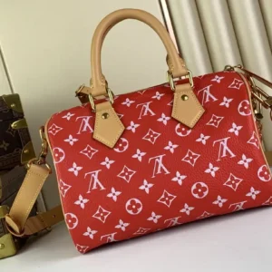 129519-1.webp LOUIS VUITTON SPEEDY P9 BANDOULIÈRE 25 Red