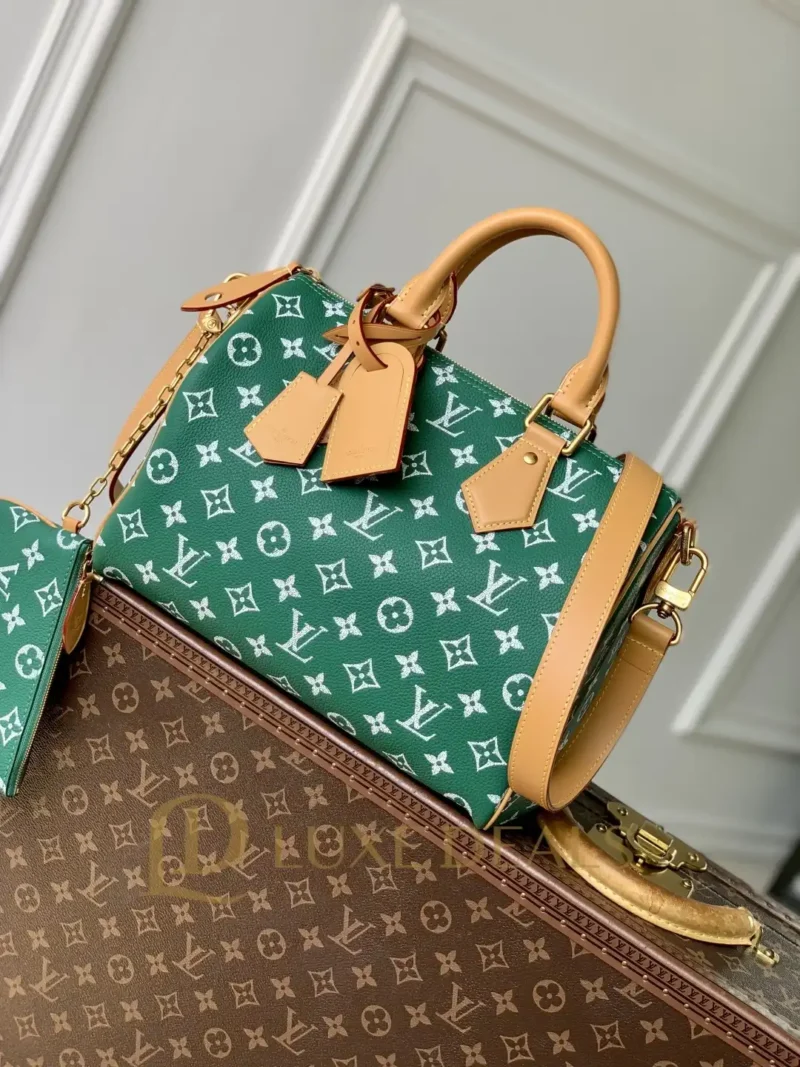 LOUIS VUITTON SPEEDY P9 BANDOULIÈRE 30 M14077 (32*22.5*18cm) Green