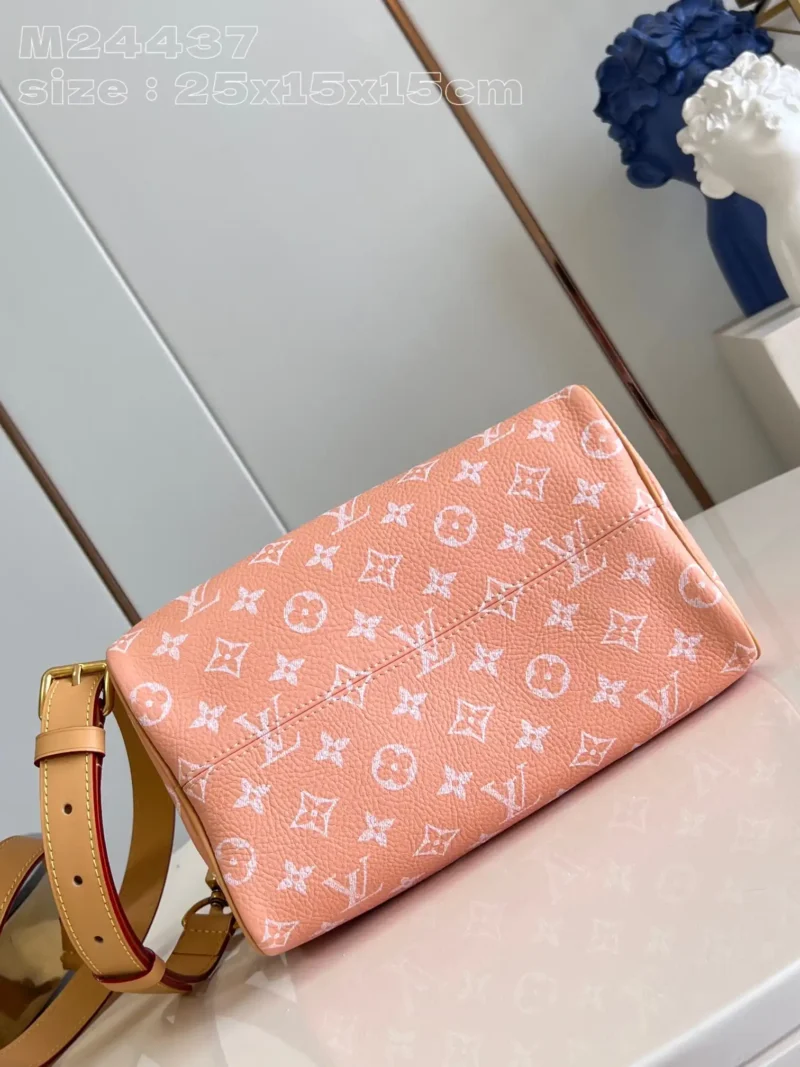 LOUIS VUITTON SPEEDY P9 BANDOULIÈRE 25 M24437(25*15*15cm) Summer Peach