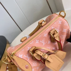 LOUIS VUITTON SPEEDY P9 BANDOULIÈRE 25 M24437(25*15*15cm) Summer Peach