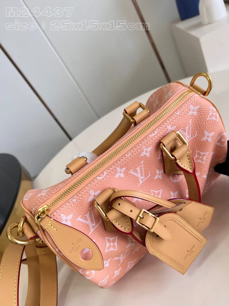 LOUIS VUITTON SPEEDY P9 BANDOULIÈRE 25 M24437(25*15*15cm) Summer Peach