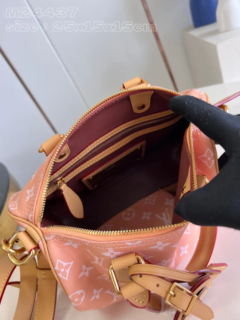LOUIS VUITTON SPEEDY P9 BANDOULIÈRE 25 M24437(25*15*15cm) Summer Peach