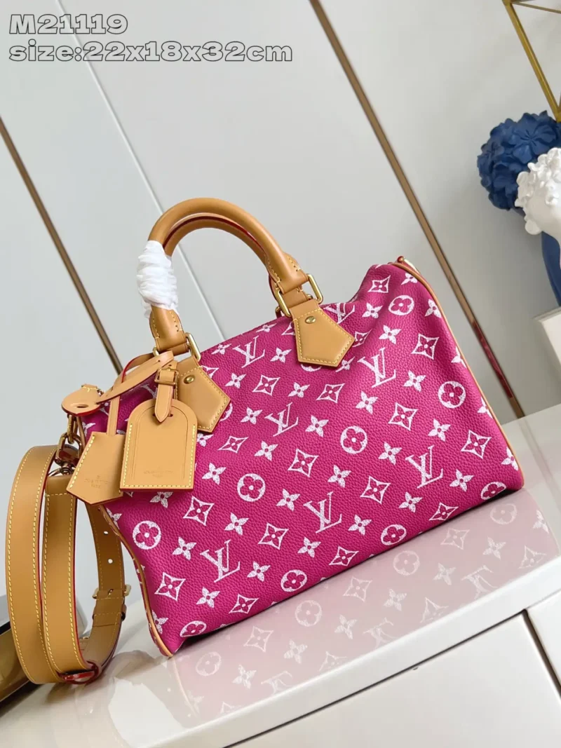 LOUIS VUITTON SPEEDY P9 BANDOULIÈRE 30 M21119（22.5 x 18 x 32 ）Agate Pink