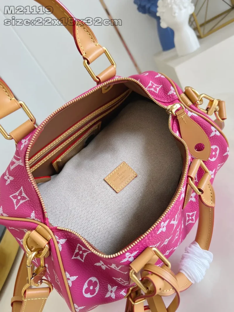 LOUIS VUITTON SPEEDY P9 BANDOULIÈRE 30 M21119（22.5 x 18 x 32 ）Agate Pink