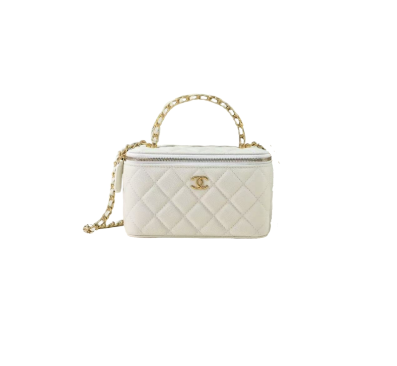 CH@NEL MASTER CRYSTALS TOP HANDLE VANITY (17*9.5*8cm)