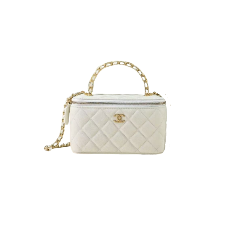 CH@NEL MASTER CRYSTALS TOP HANDLE VANITY (17*9.5*8cm)