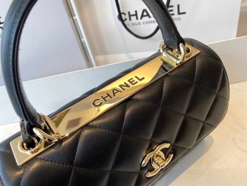 Ch@nel Trendy CC-Champagne Gold-25*17*12CM