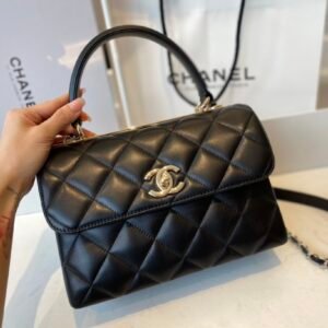 Ch@nel Trendy CC-Champagne Gold-25*17*12CM