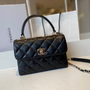 Ch@nel Trendy CC-Champagne Gold-25*17*12CM