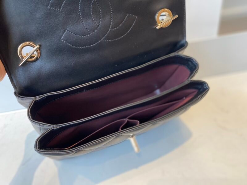 Ch@nel Trendy CC-Champagne Gold-25*17*12CM