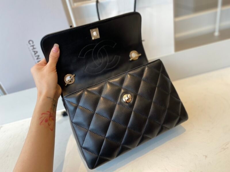 Ch@nel Trendy CC-Champagne Gold-25*17*12CM