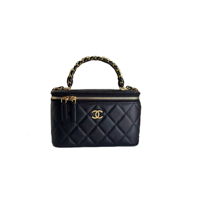 CH@NEL MASTER CRYSTALS TOP HANDLE VANITY (17*9.5*8cm)