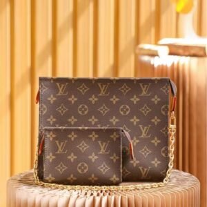 LouisV M47543 Toiletry Pouch on Chain-26x20x3CM (2 set)