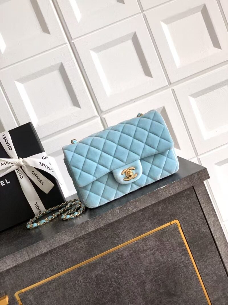 CH@NEL MEDIUM DOUBLE FLAP 1135462 (25*15*6cm)