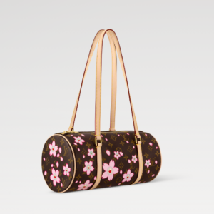 LOUIS VUITTON MURAKAMI LV X TAKASHI MURAKAMI PAPILLON CHERRY BLOSSOM M13097 (27*13*11cm)