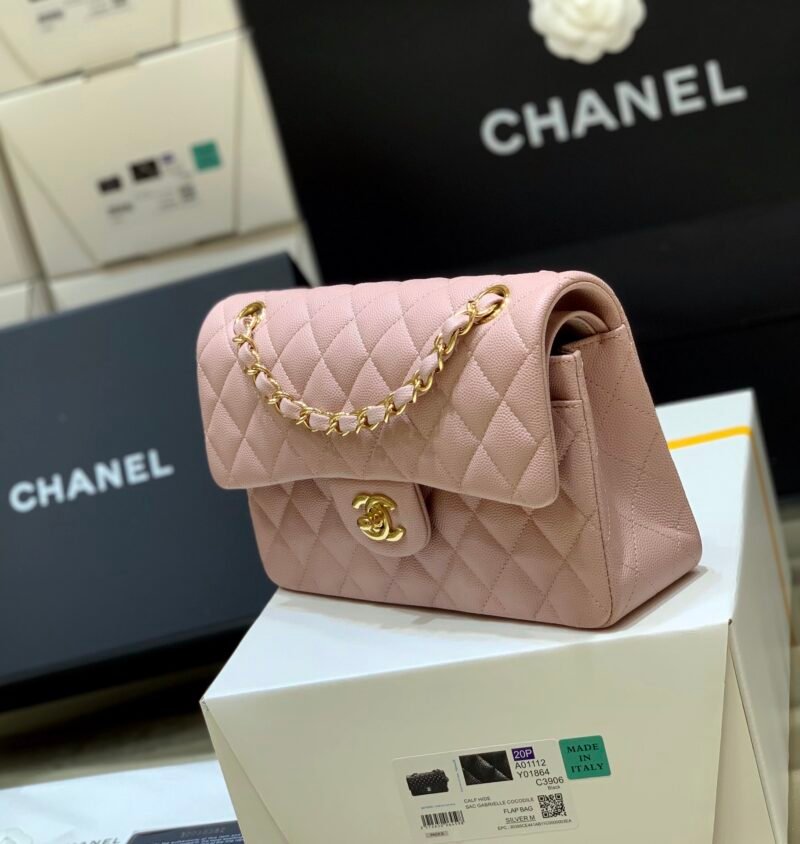 Ch@nel Flap Bag-Caviar-23CM