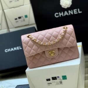 Ch@nel Flap Bag-Caviar-23CM