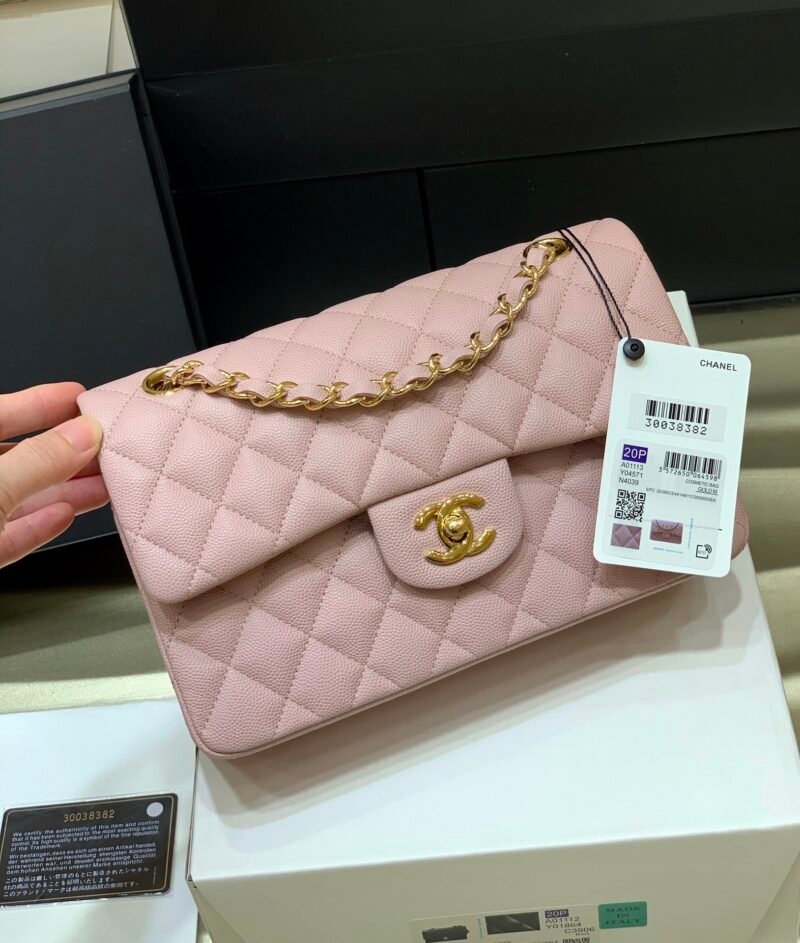 Ch@nel Flap Bag-Caviar-23CM