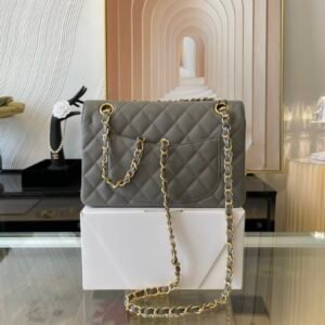 Ch@nel Flap Bag-Caviar-23CM