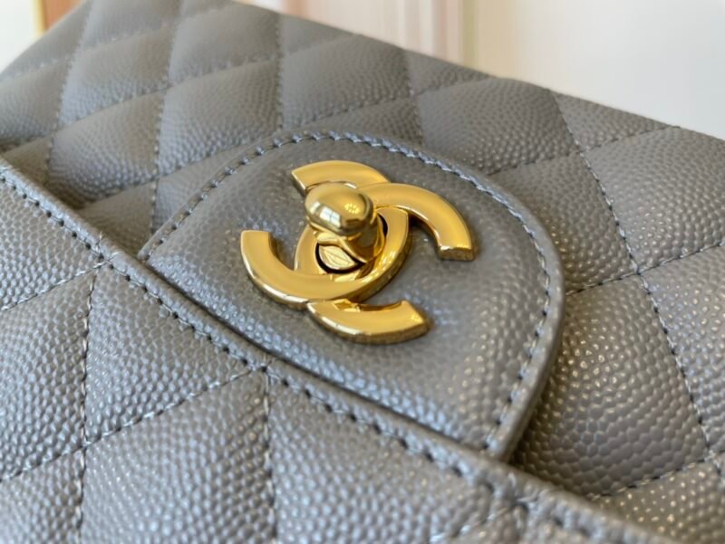 Ch@nel Flap Bag-Caviar-23CM