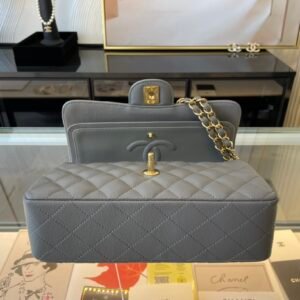 Ch@nel Flap Bag-Caviar-23CM