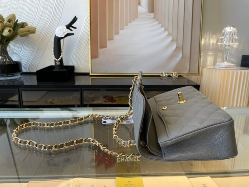 Ch@nel Flap Bag-Caviar-23CM