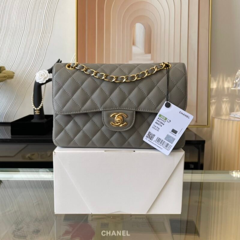 Ch@nel Flap Bag-Caviar-23CM