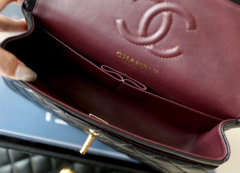 Ch@nel Flap Bag-Lambskin-25CM