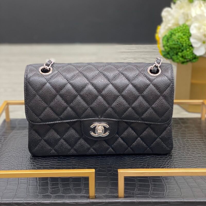 Ch@nel Flap Bag-Caviar-23CM