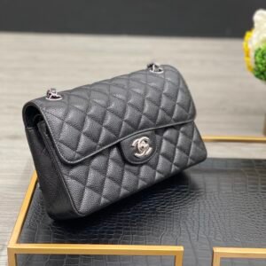 Ch@nel Flap Bag-Caviar-23CM
