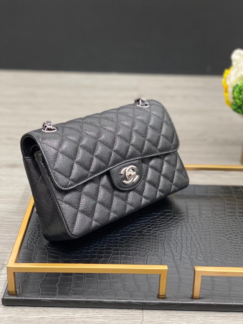 Ch@nel Flap Bag-Caviar-23CM