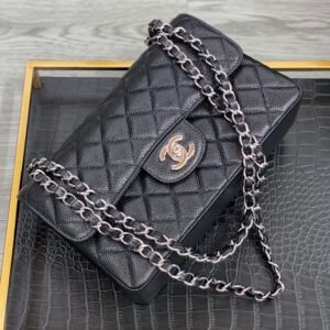 Ch@nel Flap Bag-Caviar-23CM
