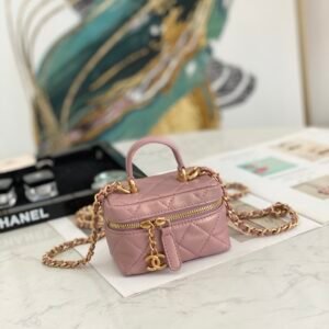 Ch@nel Vanity Bag-11.5x12x7CM