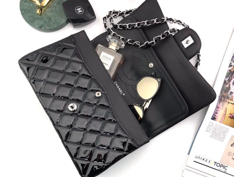 bag-098356_6_.jpg Ch@nel Flap Bag-Silver Hardware-30CM