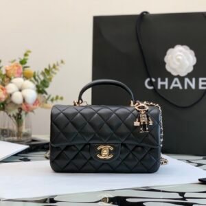 Ch@nel Flap Bag-20*13*9CM