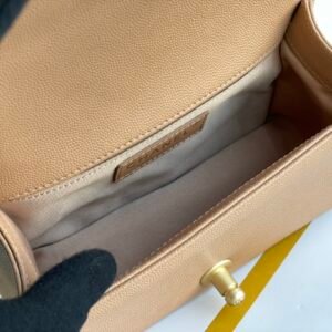 Ch@nel Boy Bag-Gravy-20CM