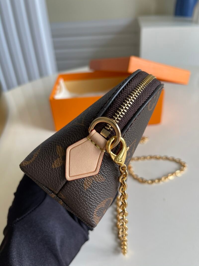 Louis Vuitton Cosmetic Pouch & Chain Bag M47515 17*12*6CM