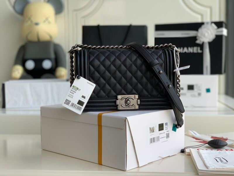 bag-233221rewewrwe_7_.jpg Ch@nel Boy Bag-Caviar-25CM