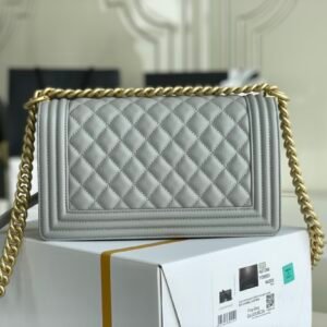 bag-233233rewrwer_7_.jpg Ch@nel Boy Bag-Caviar-25CM