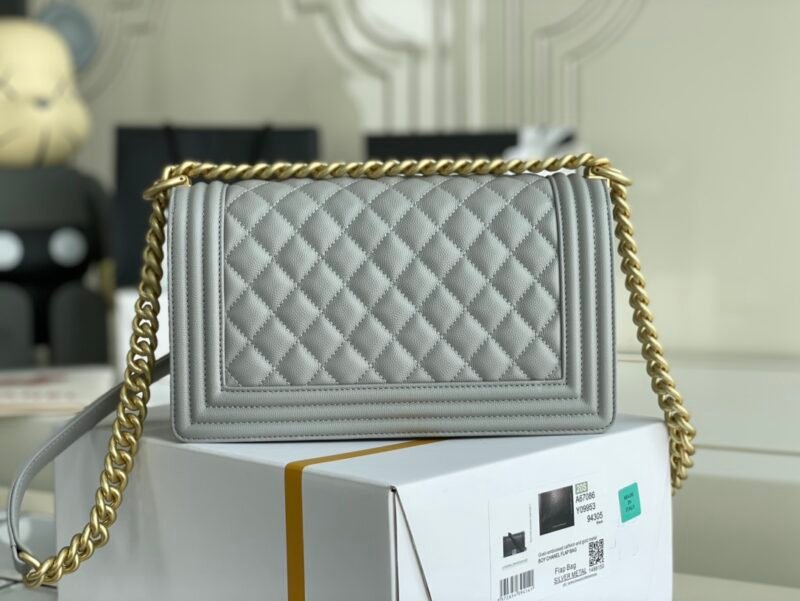 bag-233233rewrwer_7_.jpg Ch@nel Boy Bag-Caviar-25CM