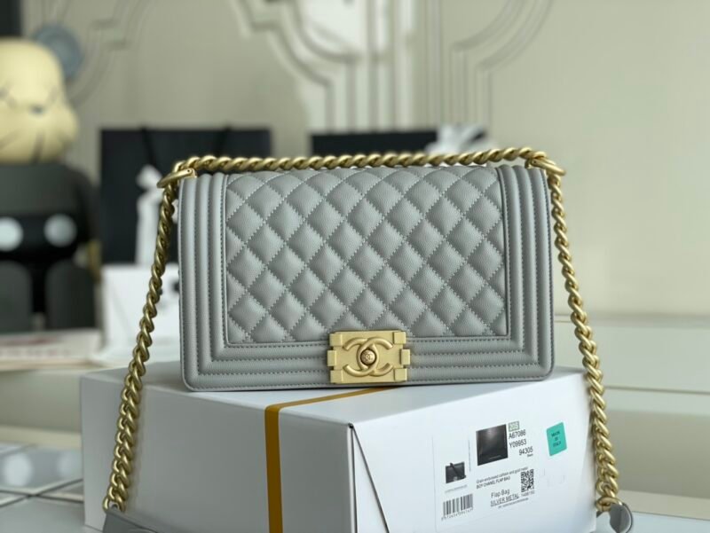 bag-233233rewrwer_9_.jpg Ch@nel Boy Bag-Caviar-25CM